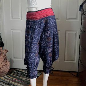 Harem Pants Thai Hill Tribe Thick Waist Band
